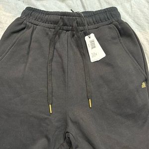 NWT WEWOREWHAT Active Black sweatpants SZ  XS